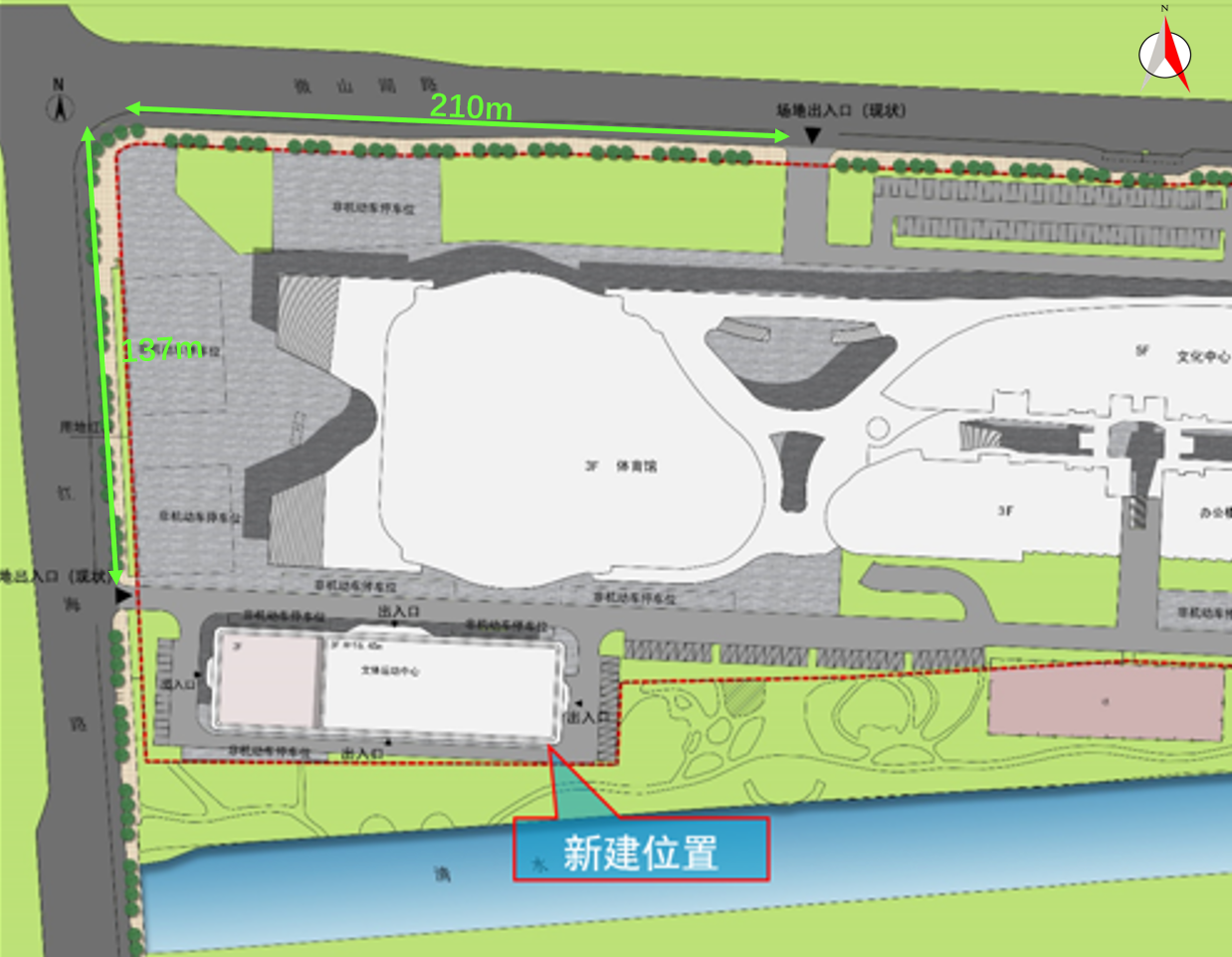 项目出入口位置分析图