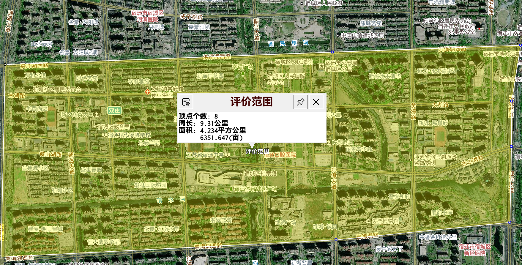 交通影响评价范围图
